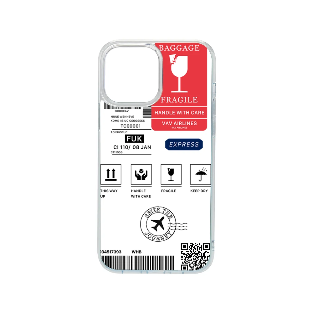 fragile sticker case for iphone 13