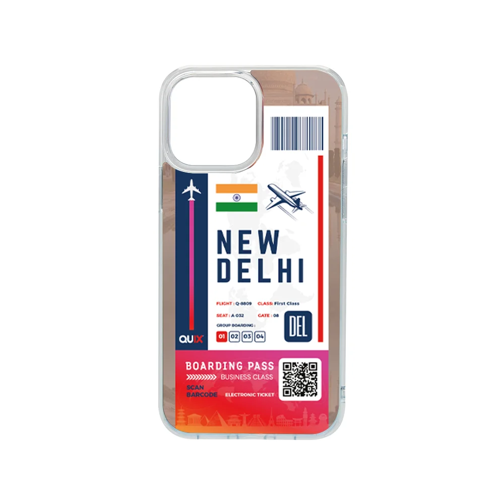 New Delhi boarding pass case for iphone 13